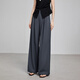 Chuyu pantalon décontracté pour les femmes au printemps 2025 Intelligence élevée Grey High Toop Tempage long Tempérament Pantalon de banlieue