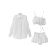 RE VAN Gulinaza's same style Rui Fan's new white three-dimensional flower three-piece suit RL32403349 white XL /42