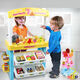 Children's House Play Toys Girls Simulate Supermarket Sales Bureau de caisse de caisse glacée Crom Candy Cart de panier