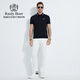 
Raidy Boer/Ridy Boer [Mulberry Silk Old Qianfeng] 2025 Summer Men's Short Sleeve POLO Shirt 7031 Black L /175/50