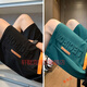 Xuan Tark Shorts Tendencia de verano para hombres Letra de la marca en relieve de cinco puntos Pantalones informales Juvenil Pantalones medianos Pantalones de verano SUMPERA DE SUMERA 7029 (dos paquetes) Apricot + gris oscuro L (peso sugerido 110-120Jin [Jin iguala 0.5 kg])