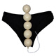 Men's pearl underwear feminine insertion style pseudo-girls underwear large size thongs for women's anal beads can enter the body. Model 20 - Men's chrysanthemum-women's front and back M80-135Jin [Jin equals 0.5 kg] can be worn
