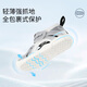 Dr. Jiang's summer boy's breathable step front shoes, baby toddler comfortable cartoon children's shoes, children's sandals, rice/silver, 20 feet length approximately 11.6-12.2
