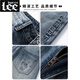 Lee dprre retro jeans boys summer thin straight loose casual trousers 2025 new fashion brand cone pants men 2629 blue 28 [80-100Jin [Jin equals 0.5 kg]]