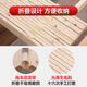 Tablero de cama Madera maciza espesada 3 cm plegable Costillas económicas esqueleto 1.5 metros Fir 1.8 metros Tablero de madera dura Protección de la cintura Grosor horizontal 1.6cm 1350 mm*2000 mm