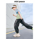 MiniPeace太平鸟童装夏新男童休闲长裤FAGBF2629 灰色 120cm