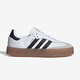 阿迪达斯adidas三叶草女鞋SAMBAE经典厚底运动鞋小白鞋德训鞋T头鞋 JI1349 36