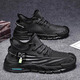 
Casual shoes for men's new style of flying mesh breathable running shoes for coconut soft sole travel casual shoes for sports shoes for dad shoes black 41