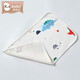 Baby diaper pad, newborn diaper, machine washable, waterproof, breathable, large aunt pad, leak-proof baby diaper pad, 45*30cm (2 pieces), colorful dinosaur (small size)