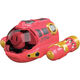 Pulvérisation à moteur jumelle à télécommande sous-marin Modèle de bateau électrique Modèle pour enfants Toys Baignement et jouant dans l'eau Chargement de chargement jaune télécommande à distance avec des lumières de luxe à quatre sets + 2 Câble de charge 20 Options