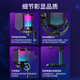 FIFINE microphone computer usb game live recording RGB electric mobile phone video noise reduction notebook desktop professional microphone radio A6 white