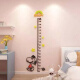 
Cartoon 3d three-dimensional children measuring acrylic height sticker wall sticker girl room 3879 rabbit height sticker coffee skin color pink big