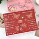 Mu yus hausgemachte Loch Musik Überraschung exklusives Geschenk Blindkasten Loch Zeigen Sie leere Box Überraschung Geburtstag Valentinstag Geschenk Red Rose Butterfly leere Box [Senden Sie Rafia]