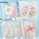 
NICKYBABY Girls' Chinese Style Set Summer Dopamine 2025 New Children's New Chinese Summer Two-Piece Set Girls' Children's Summer 15117 Gradient Purple + 9922 White 150 cm
