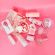 Full of heart graduation gifts for girls to give to teachers practical party members souvenirs customized gifts insulated water cup souvenir gift box Set 2: tote bag + thermos cup + capsule umbrella + mugwort hammer + dry flowers