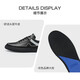 Zero degree [Shoes, Broken Size Special Offer] ZRO Men's Shoes Fashion Casual Shoes Broken Color Size Style Black s13897 44