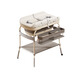 Table de couches BabyPods Table de massage de berceau mobile Changement de couches de nouveau-née et bain tactile multifonctionnel [Morandi Grey] Table de soins pour enfants + tapis de bain