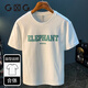 GLXLG Kurzärärtes T-Shirt Herrenmännern Sommermodemarke Slim Fit Dünn 2025 Neues halbes Ärmeln T-Shirt Top White [JSW9901 White] M für 90-108jin [Jin gleich 0,5 kg] tragen