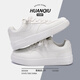 Universal thick-soled white shoes for men 2025 new autumn and winter versatile trendy sneakers lightweight men's shoes autumn casual shoes