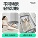 Leyunbao Crib Klappbett Multifunktionales Neugeborenes tragbares Spleißen großes Bettwindel Tisch Baby Shaker Kinderbett Multifunktionales Faltbett