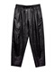 Yagroy Xiangyunsha casual pants for men in summer Chinese Fengshu mulberry silk trousers loose large size wide-leg pants for middle-aged and elderly black trousers 9226 4XL recommendation 175-185Jin [Jin equals 0.5 kg] All size