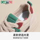 Katile Crocodile Damenschuhe Casual Schuhe Frauen große Netzsportschuhe atmungsaktive schwangere Frauen mit flachem Casual Brett für Frauen 1592 Red 35