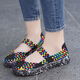 Zapatos valvulares de pulgar Sulai para zapatos grandes de los pies anchos zapatos para mujeres Arañas transpirables zapatos con el dedo redondo de la cabeza del dedo del pie del pie del pie del pie del pie del pie del pie del pie del pie del pie) (688 modelos) Naranja 41