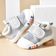 [Baby Sandals] Men's and Girls' Summer Toddler Shoes 0-1-2 Years Old Baby Anti-Slip Soft Sole Baby Toddler Net Shoes Navy Blue 22