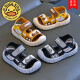 G.Duckkids Little Yellow Duck Sandalias para niños para niños 2025 Nuevos niños de verano SOFT SOFT SOLE BEBY 0-3 NIÑOS Y GIRLES SAND [878 Sandalias] Gris 23 Longitud interna 15 cm
