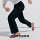 VVC Cheng Yi same sunscreen pants for women wide-leg pants for women new summer high waist loose straight outdoor casual pants Obsidian black M [160-165cm 50-60kg]
