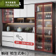 Yu Mengxindi 2023 neuer Seitenschrank High Cabinet Integrated Wall Wohnzimmer Lagerschrank Schrank Küchenschrank Haushaltsaufbewahrung Weinschrank Style 12240 Langlieferung Eingang + Installation