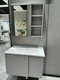 
Jiumu (JOMOO) Shopping Mall Jiumu XA2032 Bathroom Cabinet Modern Simple Hanging Snow Gray Washbasin Washing Basin Washing Station 695mm