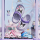 
Pig dad children's slippers for girls 6-12 years old summer home indoor baby girl bathing anti-slip Sanrio hole shoes purple 18