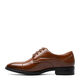 Stacy Adams Boys Kallum Cape Oxford Shoes, Cognac, 5 Big Kid, Cognac Cognac 5 Big Kid
