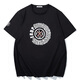 Der dünne Stil des juguanischen 400jin [Jin entspricht 0,5 kg] 175 Büste plus Fett extra-großer Kurzärmel-T-Shirt für Männer mercerisierter Sommer-Sommer Big Bauchfett lose T6227 Multi-Line-Charaktere XL (150-170jin [Jin gleich 0,5 kg]))
