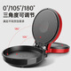 Aike Bear Multi-fonction Pancake Machine Pancake Pancake Pancake Pancake double face four Machine à crêpe Machine à cranlake NOUVEAU produit Nouveau Blue Square 28cm [profondeur 3cm] Modèle FL-6627