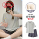Langsha (Langsha) Pajamas de algodón puro para mujeres con inyección de almohadilla de techo pantalones cortos de manga corta Ins Coreano Estudiante Estudiante Desgaste ropa de casa 6210 m Recomendada [800-100Jin [Jin iguala 0.5 kg]]]