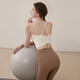 Nanmuxiong sports underwear women's bra anti-vibration high-intensity Pilates top fitness yoga suit 25 new vest set Beige M[85-105Jin[Jin equals 0.5 kg]]