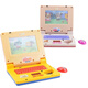 Jiashi 25 simulated computer early education English notebook learning machine retractable mouse sound and light children's gift English version - pink (mouse retractable)