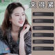 Liu Yifei's same style black frosted hair clip for women's broken hair, bangs clip, forehead side bb clip hair clip headdress, black 6-piece set