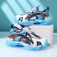 Hongxing Children's Kick gebrochene Größe Kinderschuhe Jungen Mesh Schuhe atmungsaktives Mesh 2025 Sommer Neue Kinderschuhe Laufen mittelgroße Kinder hohle L733 Monatsfarben 29