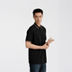 
Jinba Men's Clothing (K-Boxing) 7A Antibacterial Milk Silk New Casual Men's Short-Sleeved Polo Shirt Men's Spring and Summer NPPN1595 Black XL
