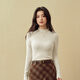 
Shifanli ('SEIFINI) [Basement of King of Lily of the Valley] Shifanli Wood Ears Half-Turnneck Sweater 25 Autumn New Thin Sweater Women Beautiful S