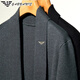 
FALAMONE Armani wool knitted cardigan sweater middle-aged men Korean style fashion casual autumn new trendy jacket GA/A88002 black M 165