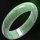 Fat Donglai quality calcite jade bracelet for women emerald color jade bracelet light green jade bracelet for women light green 56 suitable for 90-105 Jin Jin equals 0.5 kg