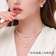First Fortune Freshwater Pearl Pendant Elegant Pendant for Girlfriend Birthday Gift S925 Silver Necklace for Women 9-10mm Freshwater Pearl* with S925 Silver Chain