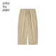 Jnby por Jnby New Style Jiangnan Cloth Ropa para niños Pantalones cónicos CONTERACIÓN SOLID SOLID COTHER 25 Autumn Boys and Girls 1P7E12370 250/Khaki 130 cm