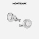 万宝龙MONTBLANC Urban Spirit系列男士袖扣 银色114770 七夕礼物