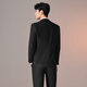 HLA Heilan Home Suit Suit Men's Quality Gentleman Business Wedding Suit Suit Men's HTXAD3W017A Black 17 (suit + trousers) XL 175/96B recommended 138~150Jin Jin equals 0.5 kg