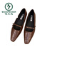 Specht Inner Innerer erhöhter quadratischer Kopf Mary Jane Single Schuhe Frauenschuhe 2025 neuer Französisch Retro Frühling und Herbst Gentle Abendschuhe 12023-2 Schwarz 35